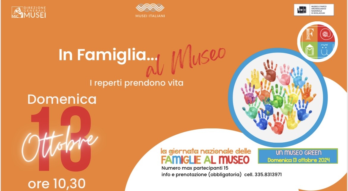 F@MU 2024- Al Museo e Parco archeologico nazionale di Scolacium la 'Giornata Nazionale delle Famiglie al Museo'
